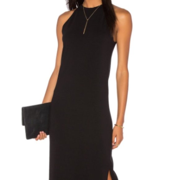 Theory Sonaki R Racerback Dress (Black) - Picture 1 of 8